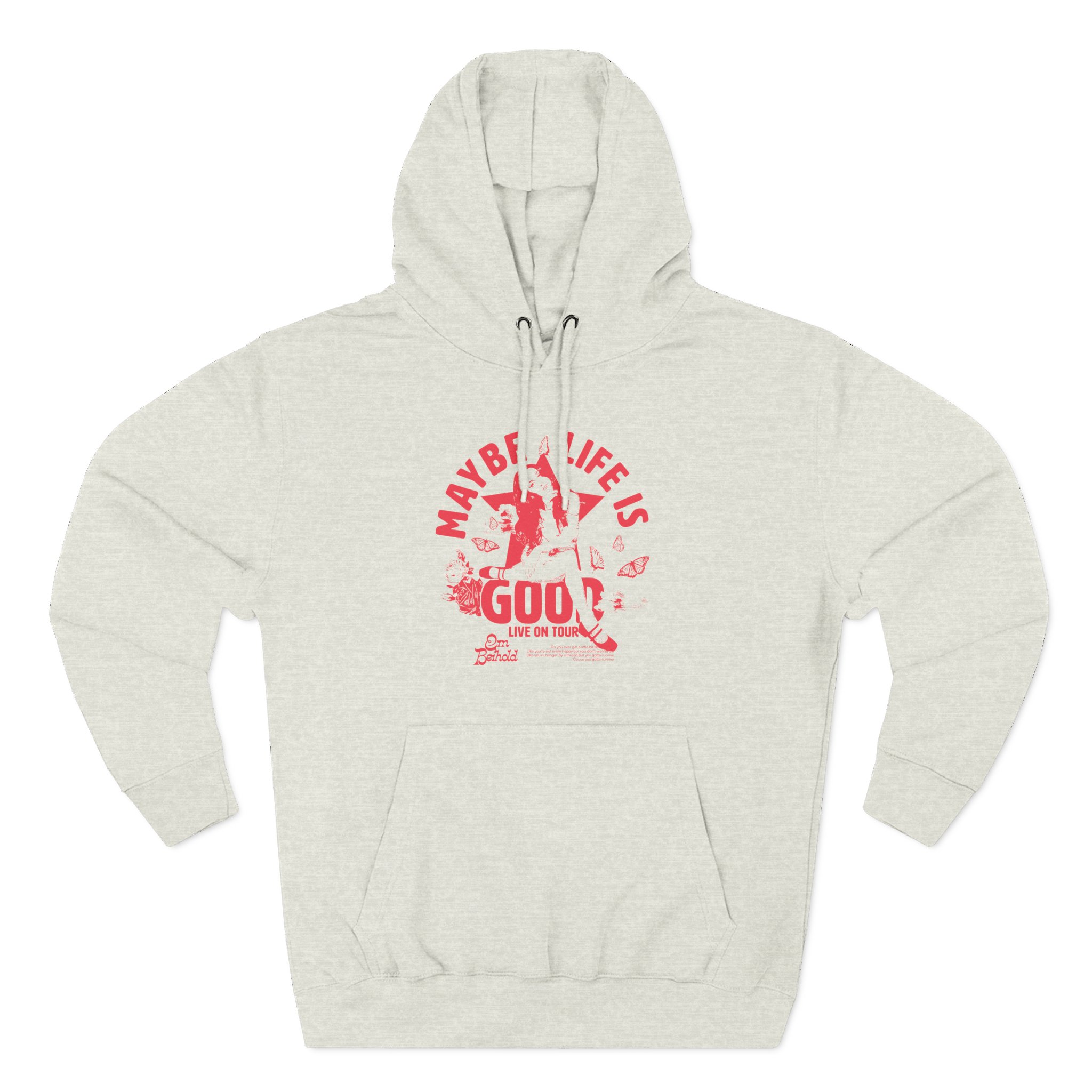 Em Beihold Maybe Life is Good Tour Three-Panel Fleece Hoodie - Image 7
