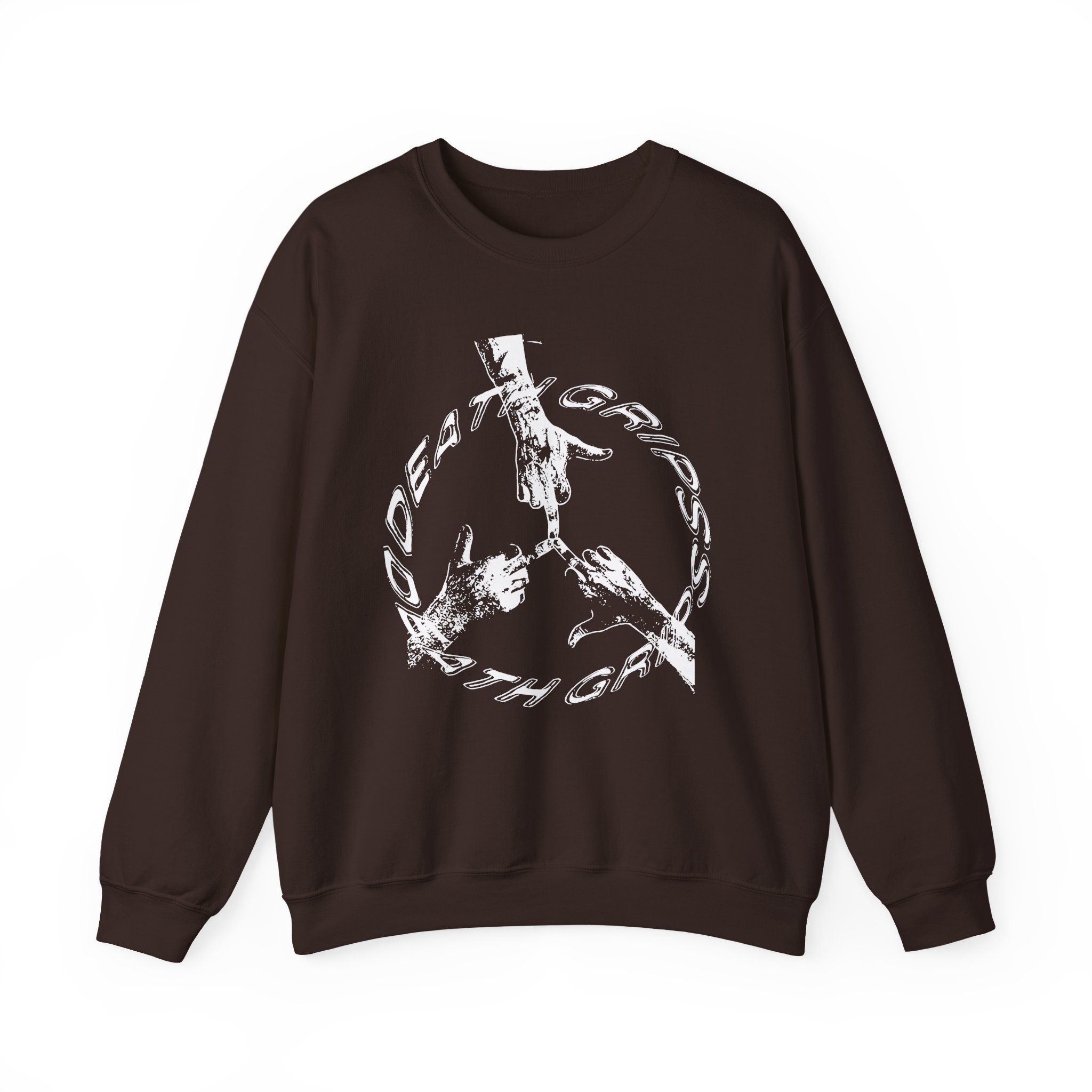 Death Grips Peace Unisex Heavy Blend™ Crewneck Sweatshirt - Image 3