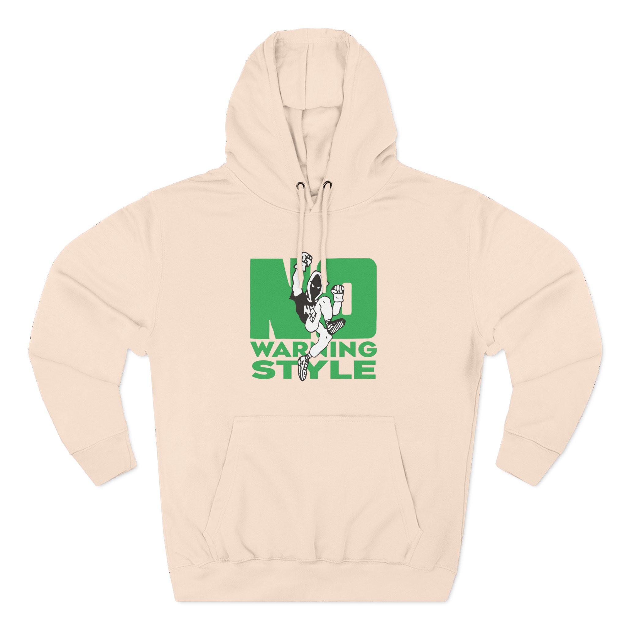 No Warning Three-Panel Fleece Hoodie - Image 7