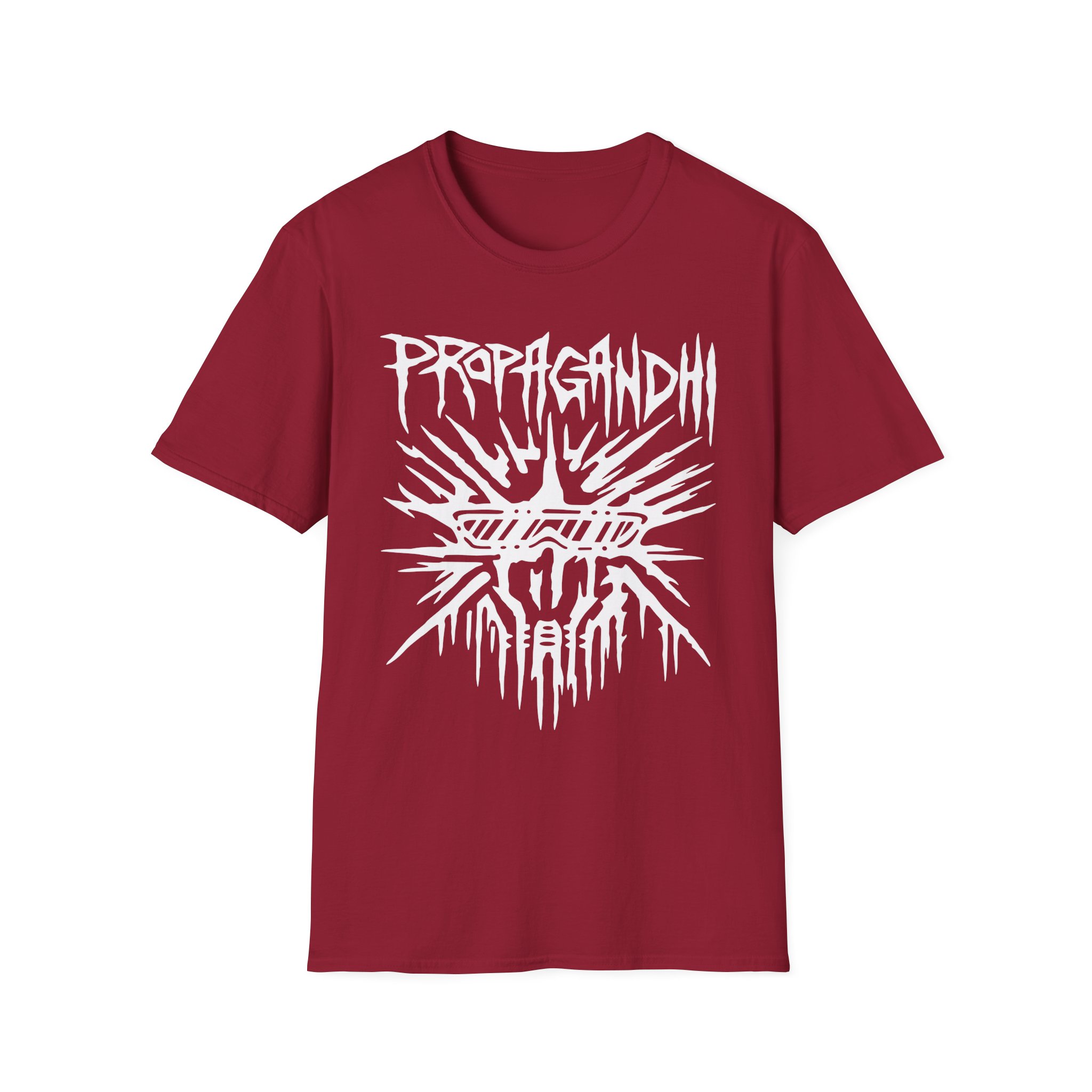 Propagandhi Buster Skull Unisex Softstyle T-Shirt - Image 25