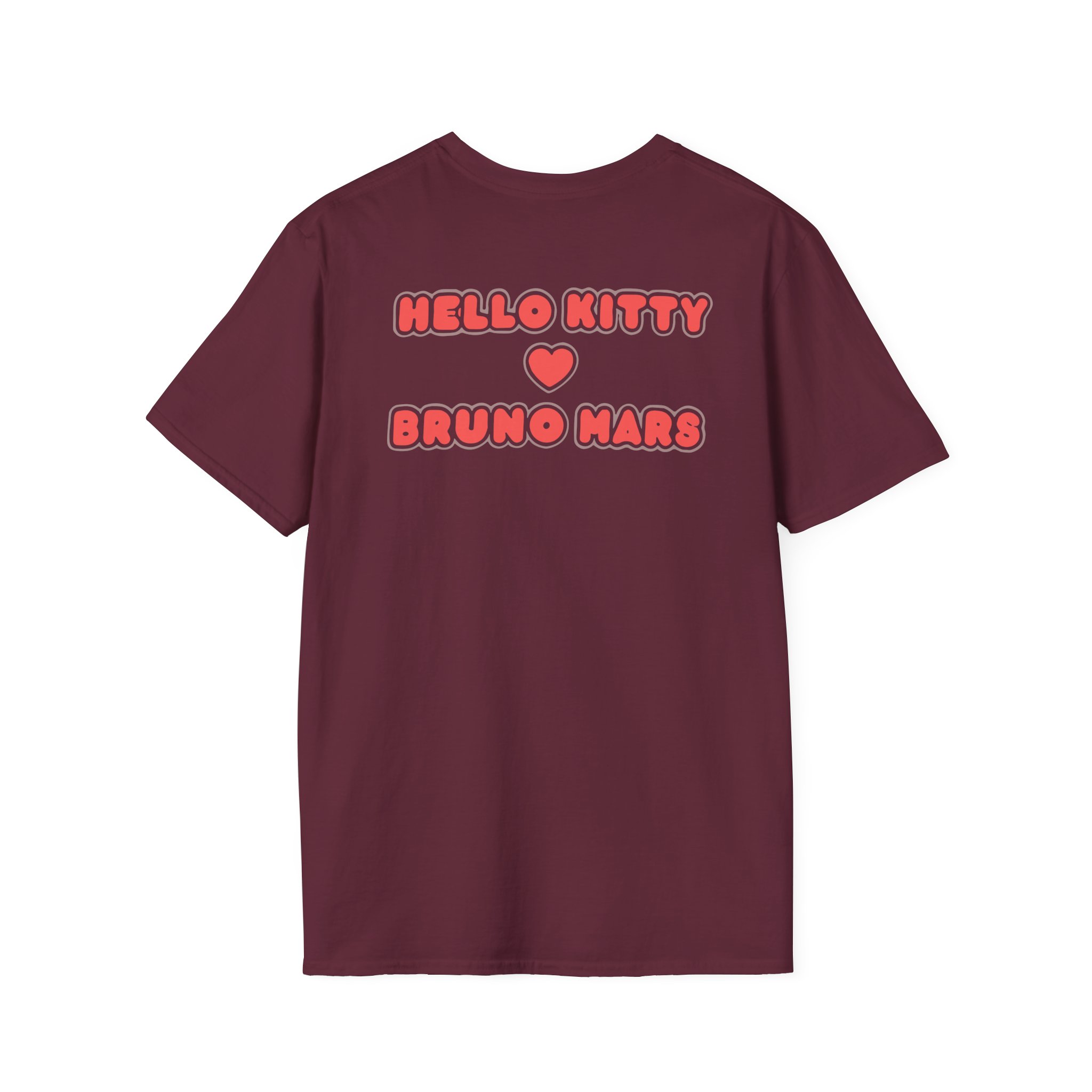 Bruno Mars X Hello Kitty Unisex Softstyle T-Shirt - Image 8