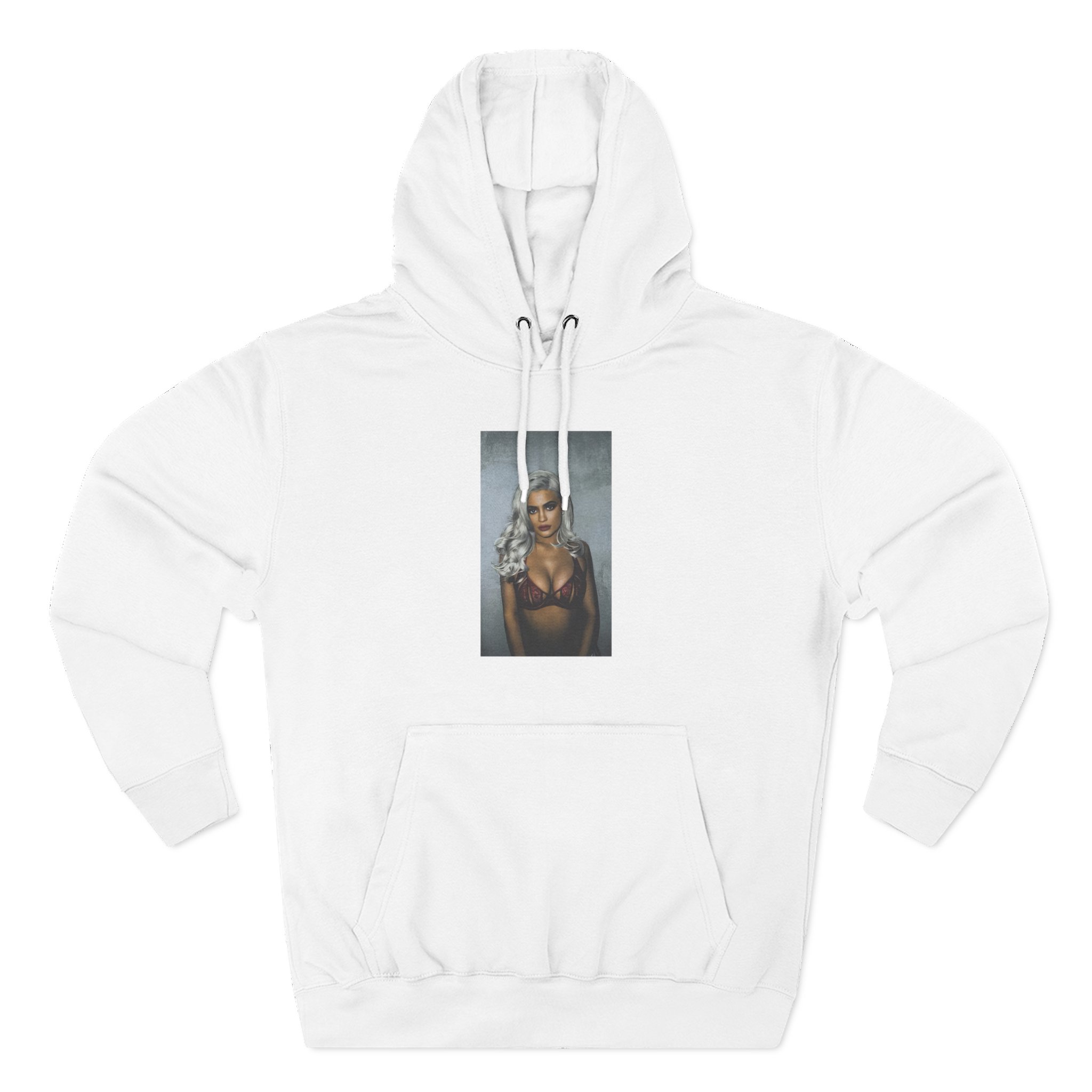 Kylie Jenner Three-Panel Fleece Hoodie