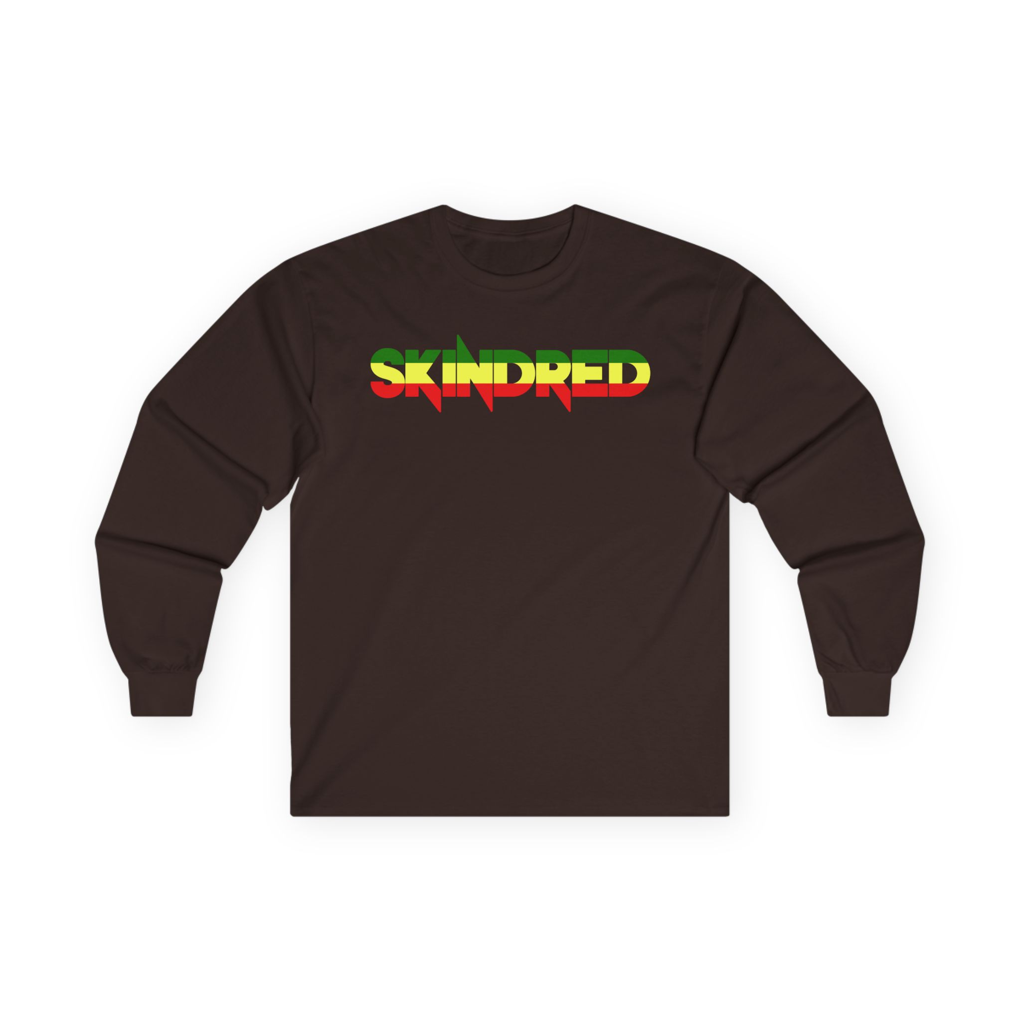 Skindred Rasta Logo Unisex Ultra Cotton Long Sleeve Tee - Image 3