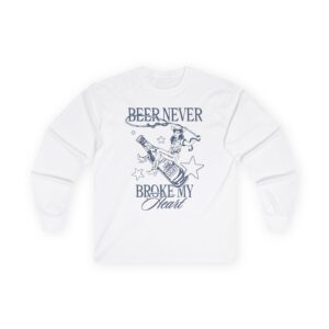 Luke Combs Beer Never Broke My Heart Unisex Ultra Cotton Long Sleeve Tee