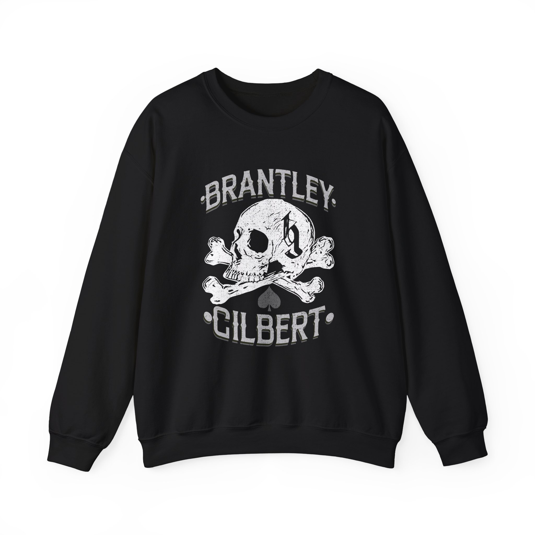 Brantley Gilbert Skull Unisex Heavy Blend™ Crewneck Sweatshirt