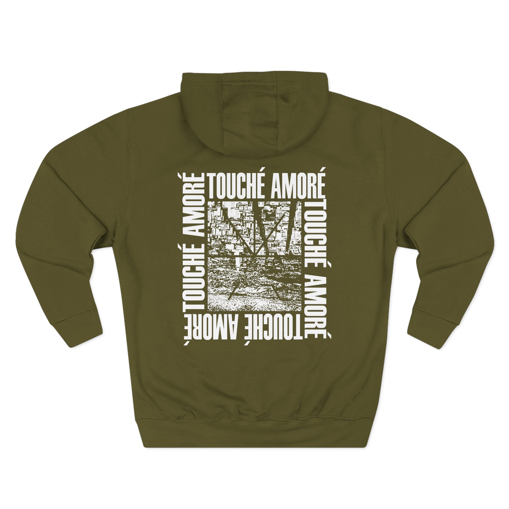 Touche Amore CITY Three-Panel Fleece Hoodie - Image 4