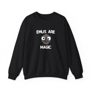 Oversimplified Emus Are Magic Unisex Heavy Blend™ Crewneck Sweatshirt