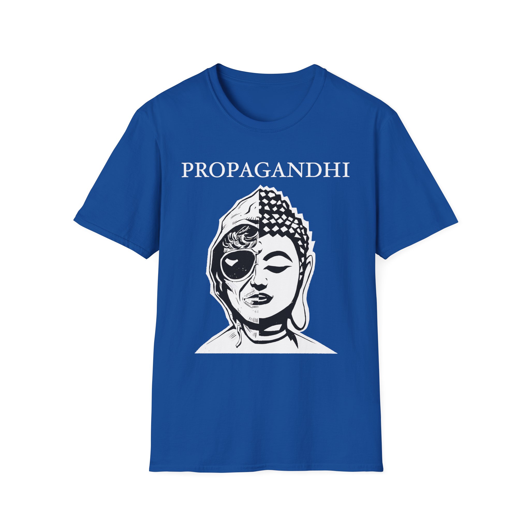 Propagandhi Ted Buddha Unisex Softstyle T-Shirt - Image 15