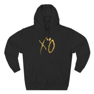 TW XO Logo Three-Panel Fleece Hoodie