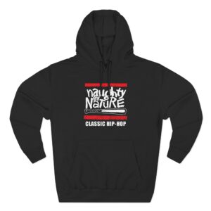 Naughty by Nature Classic Naughty Hip-hop Three-Panel Fleece Hoodie