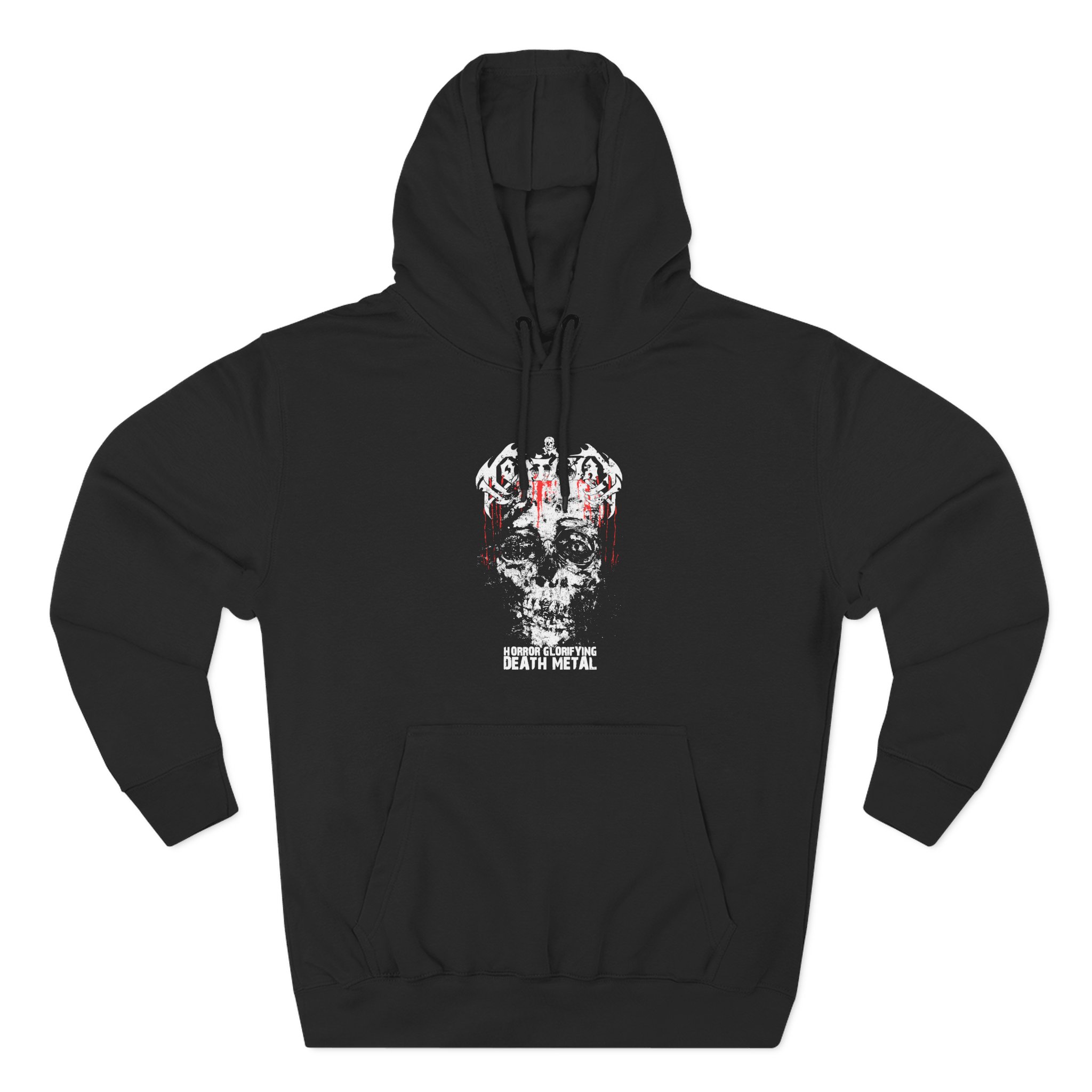 Mortician Horror Glorifying Death Metal Three-Panel Fleece Hoodie