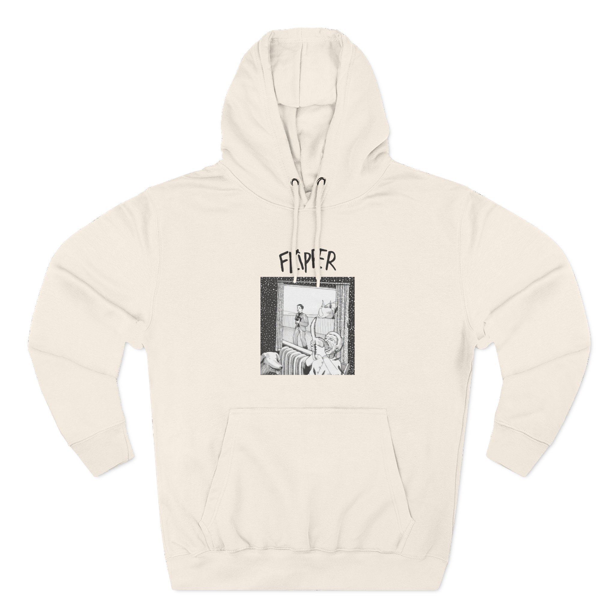 Flipper Three-Panel Fleece Hoodie - Image 3