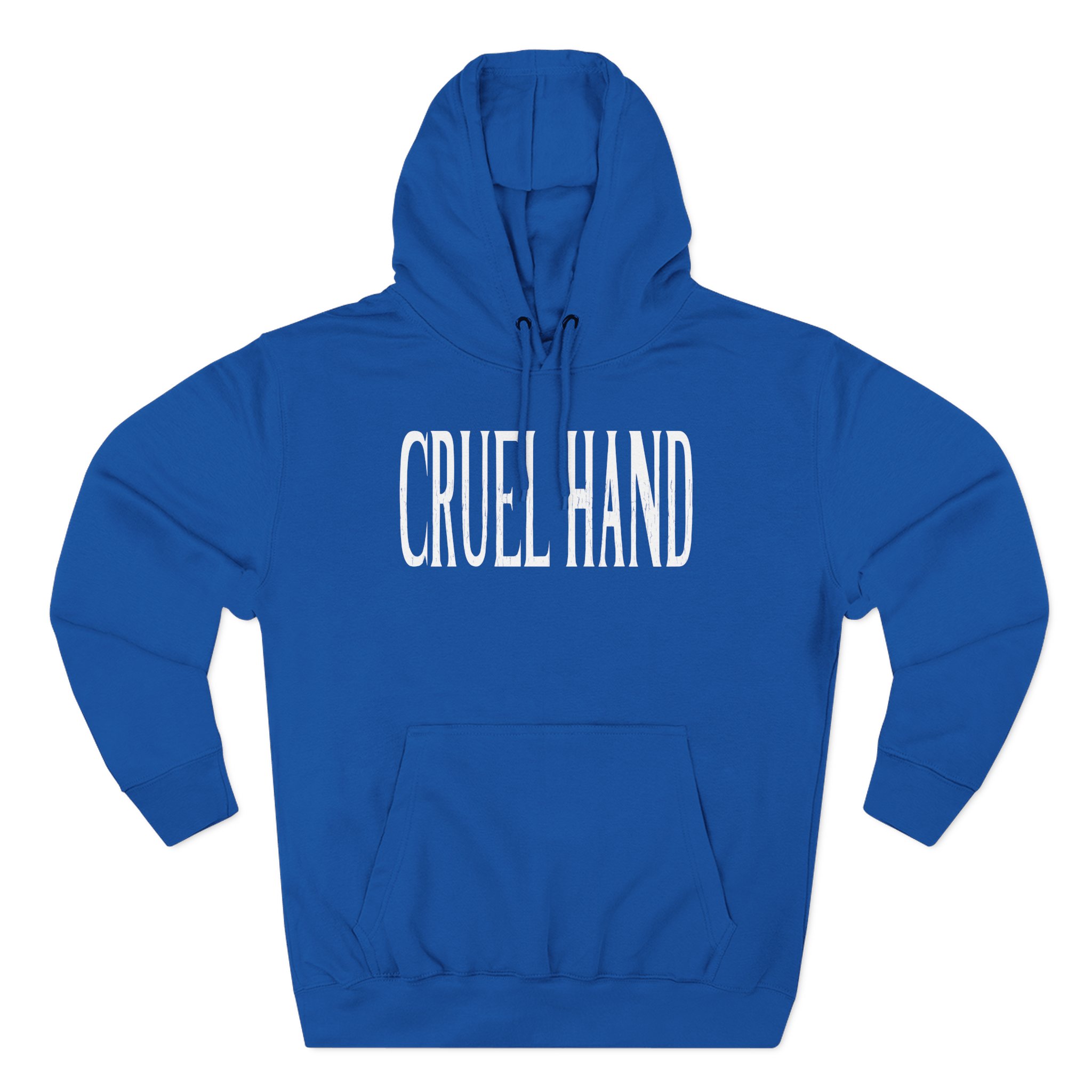 Cruel Hand Logo Three-Panel Fleece Hoodie - Image 9