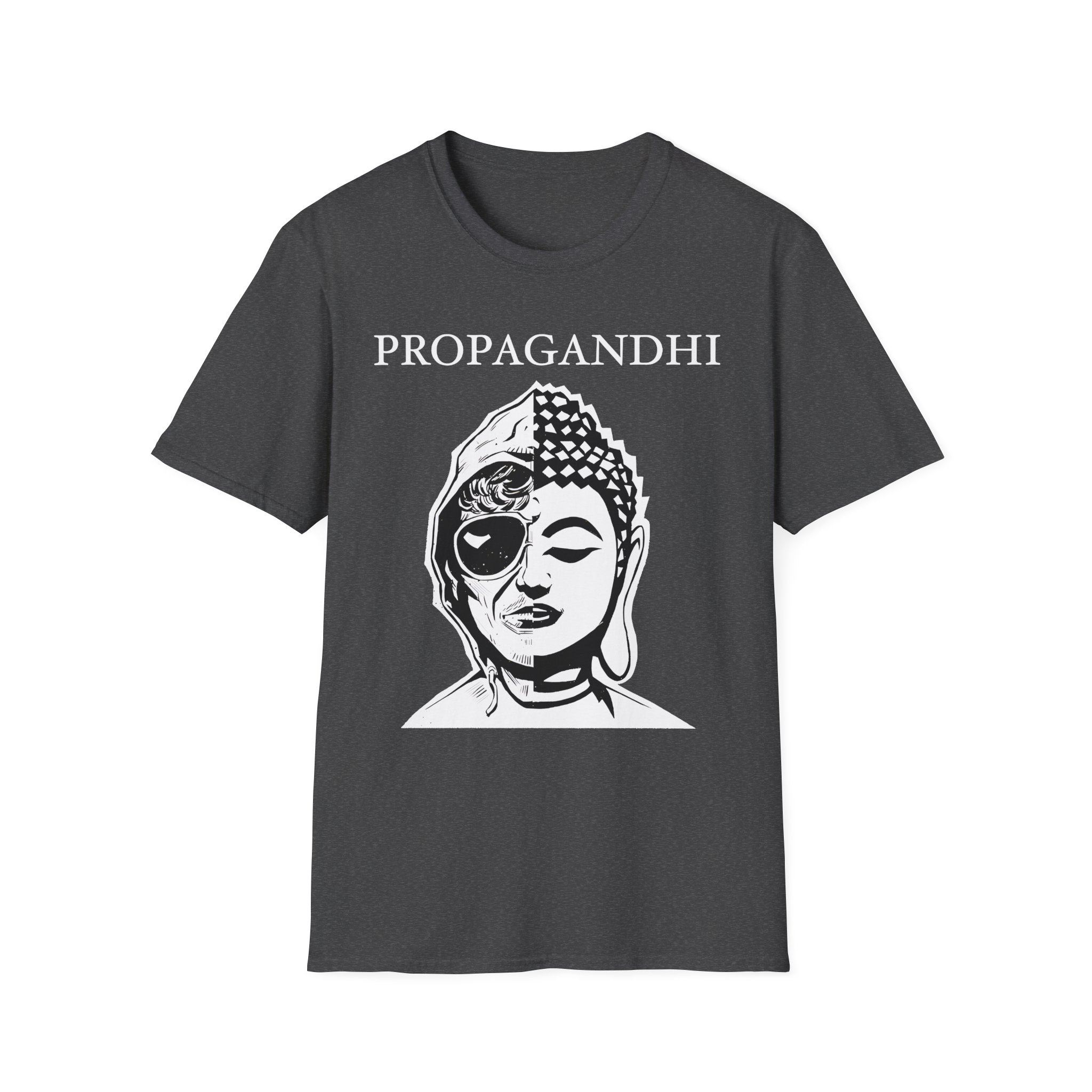 Propagandhi Ted Buddha Unisex Softstyle T-Shirt - Image 13