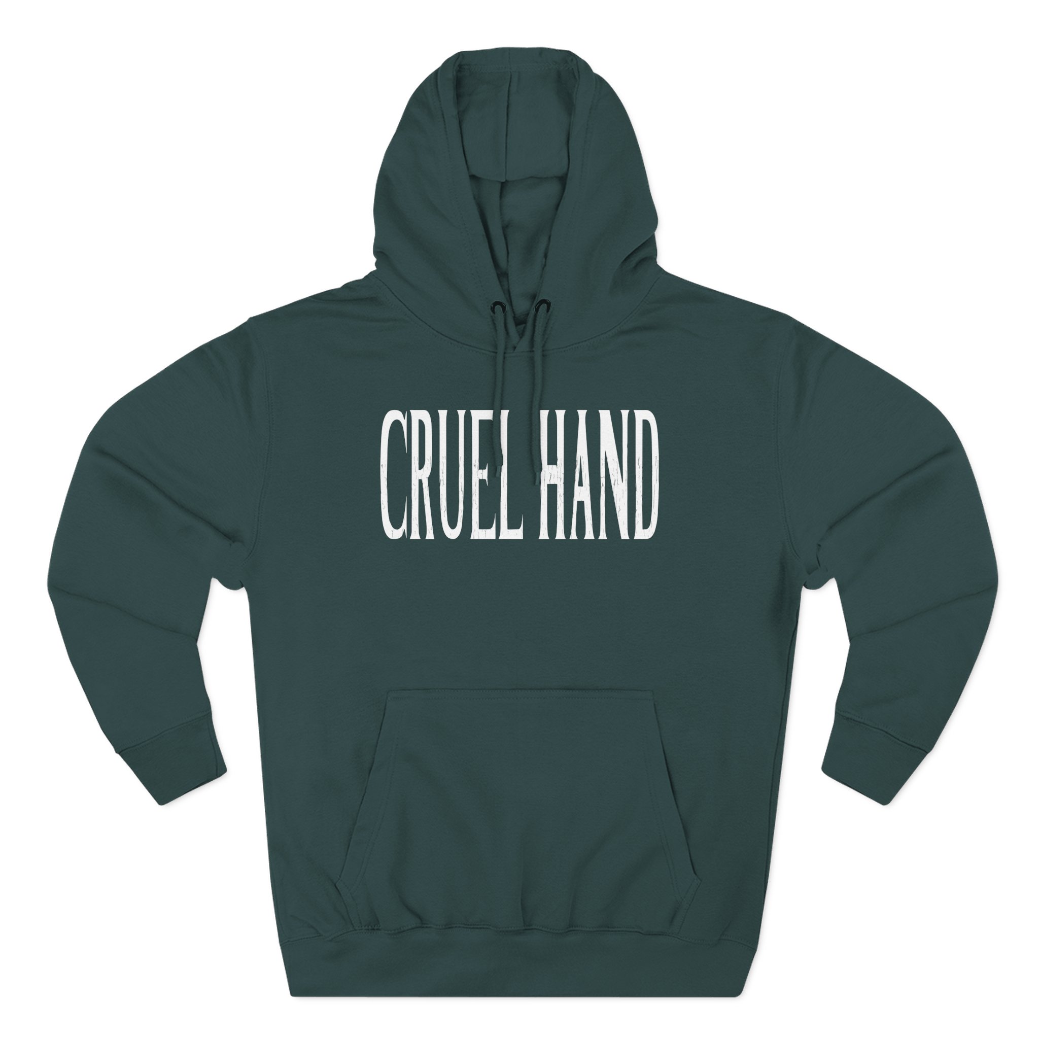 Cruel Hand Logo Three-Panel Fleece Hoodie - Image 7