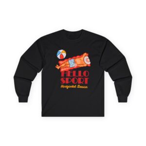 Hello Sport Horizontal Season Unisex Ultra Cotton Long Sleeve Tee