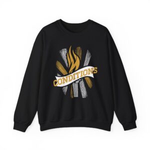 Conditions Flame Unisex Heavy Blend™ Crewneck Sweatshirt